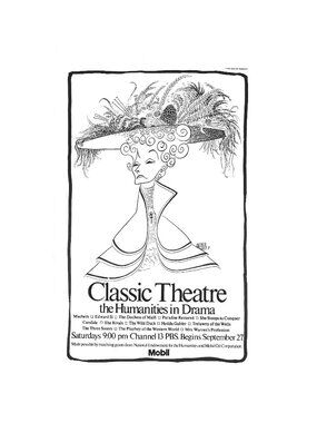 Print Ad Classic Theatre Humanities Drama Mobil Oil Corporation 1975 Channel 13
